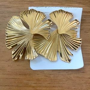 Trendy costume earrings. Never worn!